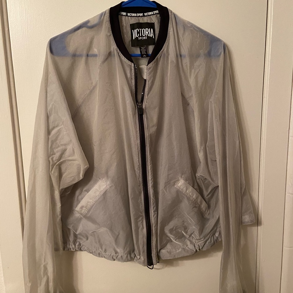 Victoria Secret Sport Grey Coverup Jacket